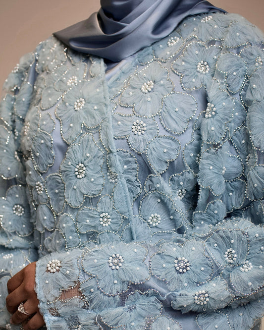 BLUE WARDAH ABAYA