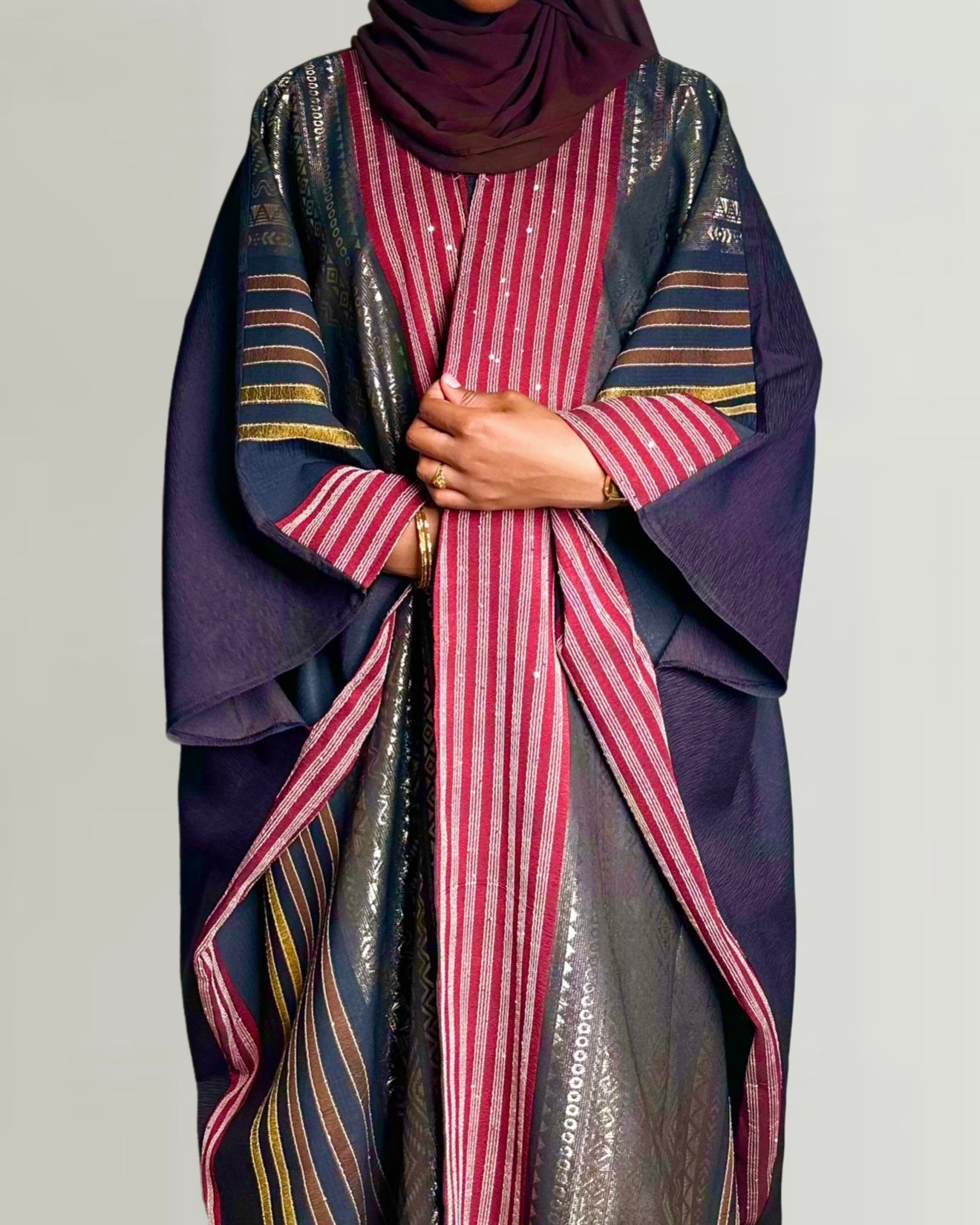 STRIPED MUMU ABAYA