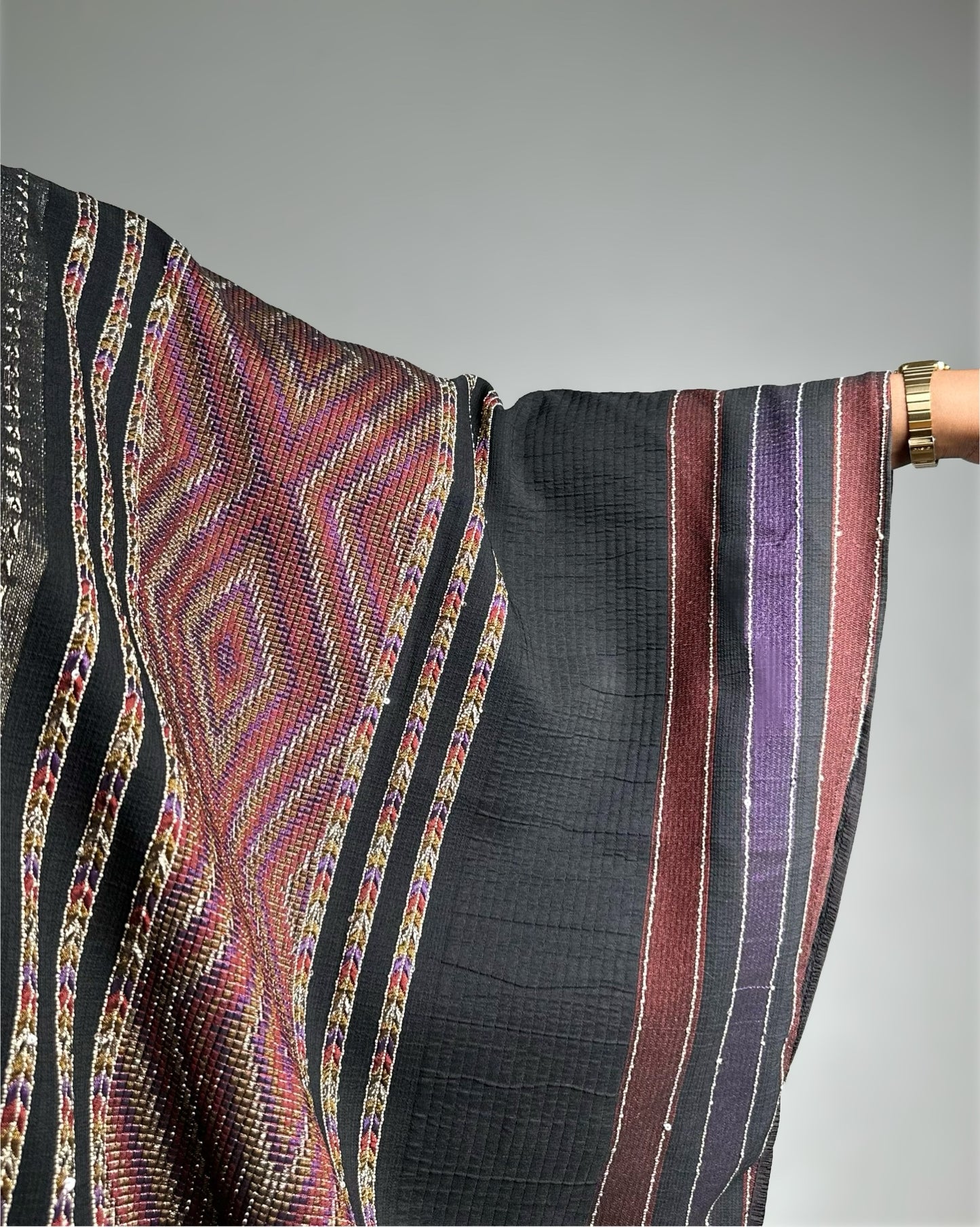 GEOMETRIC MUMU ABAYA